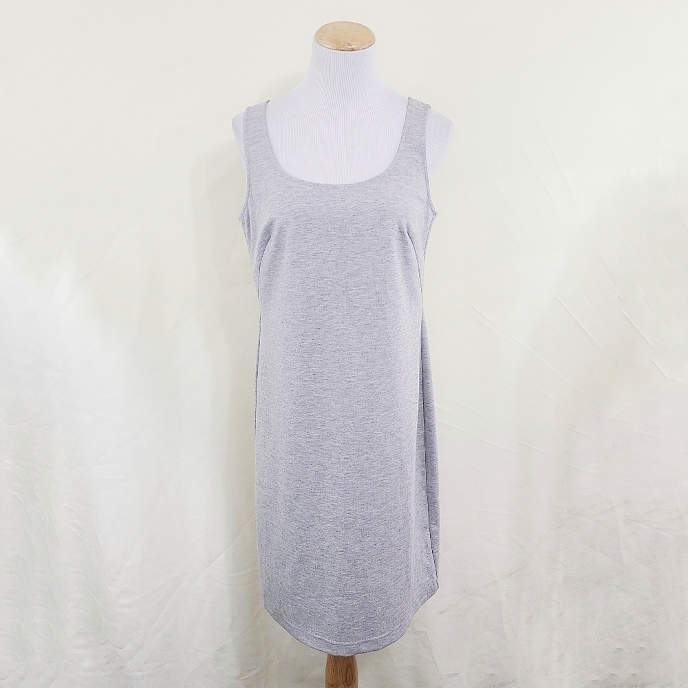 Noel Asmar gray shift dress sleeveless Tank Luna Women's Size medium